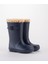 Slash Euri Berreguito Kürklü Yağmur Çizmesi - Navy 1