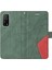 Xiaomi 10T/10T Pro Iki Renkli Dikiş Pu Deri Flip Folio Kılıf (Yurt Dışından) 4