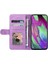 Kart Yuvası Standı Pu ile Samsung Galaxy A40 Iki Renkli Dikiş Için Kılıf (Yurt Dışından) 5