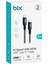 BXCC240 Type-C to Type-C 240W 480Mbps Veri Aktarım Destekli USB-IF Sertifikalı Hi-Speed Örgülü Şarj ve Data Kablosu 1.8 Metre Macbook iPad Samsung Uyumlu 6