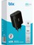 BX2P45G Gan Pd 45W Type-C ve Usb-A Qc Pps Çift Portlu Akım Korumalı Hızlı Şarj Cihazı Siyah iPhone Samsung Laptop Tablet Akıllı Saat ve Daha Fazlasıyla Uyumlu 8