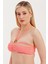 Global Cam Boncuk Detaylı Straplez Bikini Üst 3