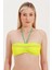 Global Cam Boncuk Detaylı Straplez Bikini Üst 5