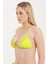 Global Cam Boncuk Detaylı Üçgen Bikini Üst 5