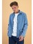 Erkek Tom Sky Blue Jean Ceket 1