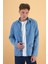 Erkek Tom Sky Blue Jean Ceket 3