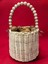 Rattan Boncuklu Sepet 17X15 cm 2