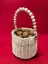 Rattan Boncuklu Sepet 17X15 cm 4