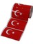 Kuşe Rulo Türk Bayrağı Etiketi 90MM x 60MM 300 Adet 3