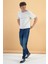 Erkek Teos Green Cast Yırtıklı Skinny Jean Pantolon 2