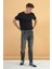 Erkek Smith Grey Tapered Fit Jean Pantolon 2