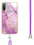 Motoroal Moto E20/E30/E40 Crossbody Kordon Askısı Tampon Mermer Için Kılıf (Yurt Dışından) 3