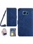 Kart Tutucu ve Uzun Kayış ile Samsung Galaxy S7 Kenar Telefon Kılıfı Için Kılıf (Yurt Dışından) 1