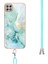 Samsung Galaxy A22 5g Crossbody Kordon Askısı Mermer Anti-Scratch Için Kılıf (Yurt Dışından) 1