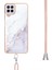 Samsung Galaxy A22 4g Mermer Crossbody Kordon Askısı Anti-Scratch Için Kılıf (Yurt Dışından) 4