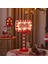 LED Noel Dekoratif Işıklar Şenlikli Bir Atmosfer Penceresi Noel Şapka Taç Süsleri Modelleme Işıkları (Yurt Dışından) 1