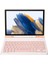 Klavye + Kılıf A700 Samsung Galaxy Tab S8 Için 11 Inç SM-X700 / SM-X706 Pembe (Yurt Dışından) 3