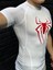 Compression Kısa Kollu Tişört Spiderman Fit Erkek Tshirt Beyaz 1