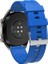 Amazfit Uyumlu Kordon Silikon Spor Yumuşak Suya Dayanıklı Kayış, Saks Mavi 3