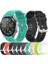 Amazfit Uyumlu Kordon Silikon Spor Yumuşak Suya Dayanıklı Kayış, Saks Mavi 4