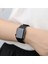 Apple Watch Uyumlu Kordon Suni Deri Mıknatıslı Kayış, Siyah 5