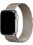 Apple Watch Uyumlu Kordon Hasır Metal Mıknatıs Kayış, Starligh 4