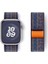 Apple Watch Uyumlu Kordon Hasır Örgü Spor Nike Kayış, Mavi 2
