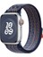 Apple Watch Uyumlu Kordon Hasır Örgü Spor Nike Kayış, Mavi 3