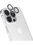 Apple iPhone 15 Pro Uyumlu Cl-15 Anti-Reflective Kamera Lens Koruyucu, Gümüş 1
