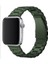 Apple Watch 2/3/4/5/6/7/8/9/se Ultra 42-44-45-49MM Uyumlu Kordon Paslanmaz Metal Bakla Kayış, Koyu Yeş 2