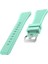Amazfit Gts/ Gts 2 Mini/ Gts 2 42MM/ Gts 2e 42MM Uyumlu Kordon Silikon Spor Çizgili Kayış, Turkuaz 2