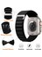 Apple Watch Uyumlu Kordon Alpine Loop Örgü Işlemeli Kumaş Kayış, Mor 2