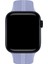 Apple Watch Uyumlu Kordon Silikon Yumuşak Spor Kayış, Lila 3