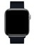 Apple Watch 2/3/4/5/6/7/8/9/se Ultra 42-44-45-49 mm Uyumlu Kordon Hasır Metal Mıknatıs Kayış, Midnight 3