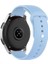 Huawei Watch Uyumlu Kordon Silikon Yumuşak Esnek A+ Kalite Spor Kayış, Açık Mavi 3