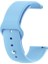 Huawei Watch Uyumlu Kordon Silikon Yumuşak Esnek A+ Kalite Spor Kayış, Açık Mavi 4
