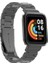 Xiaomi Redmi Watch Lite Uyumlu Kordon Paslanmaz Baklalı Klipsli Metal Kayış, Siyah 1