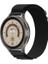 Samsung Galaxy Gear Sport/ S S4 Uyumlu Kordon Alpine Loop Örgü Işlemeli Kumaş Kayış, Siyah 1