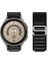 Samsung Galaxy Gear Sport/ S S4 Uyumlu Kordon Alpine Loop Örgü Işlemeli Kumaş Kayış, Siyah 4