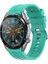 Samsung Galaxy Watch 6 40 / 44 mm (20 Mm) Uyumlu Kordon Silikon Yumuşak Suya Dayanıklı Kayış, Turkuaz 1