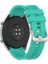 Samsung Galaxy Watch 6 40 / 44 mm (20 Mm) Uyumlu Kordon Silikon Yumuşak Suya Dayanıklı Kayış, Turkuaz 2
