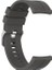 Samsung Galaxy Watch Uyumlu Kordon Silikon Spor Yumuşak Suya Dayanıklı Kayış, Gri 5