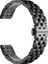 Samsung Galaxy Gear Sport Uyumlu Kordon Paslanmaz Metal Geçmeli Kayış, Siyah 1