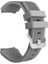 Amazfit Uyumlu Kordon Silikon Spor Çizgili Kayış, Gri 4