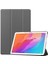 Huawei Matepad T10 Uyumlu Tablet Kılıfı Smart Cover Standlı Akıllı Kılıf, Gri 1