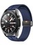 Xiaomi Mi Watch / Mi Watch Color (22 Mm) Uyumlu Kordon Silikon Magnetik Tokalı Spor Kayış, Lacivert 1