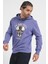 12248898 Baskılı Kapusonlu Sardonlu Sweatshırt 4