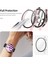 Samsung Galaxy Watch 6 Uyumlu Silikon Sert Pc Kasa ve Tpu Ekran Koruyucu 360 Koruma Gard 14, Starlight 5