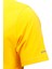 Erkek Bisiklet Yaka Mevsimlik Göğüs Baskılı Standart Fit Sarı T-Shirt 3
