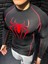 Uzun Kollu Compression Body Spiderman Fit Erkek Sıkı Esnek Sport Giyim Tişört 3